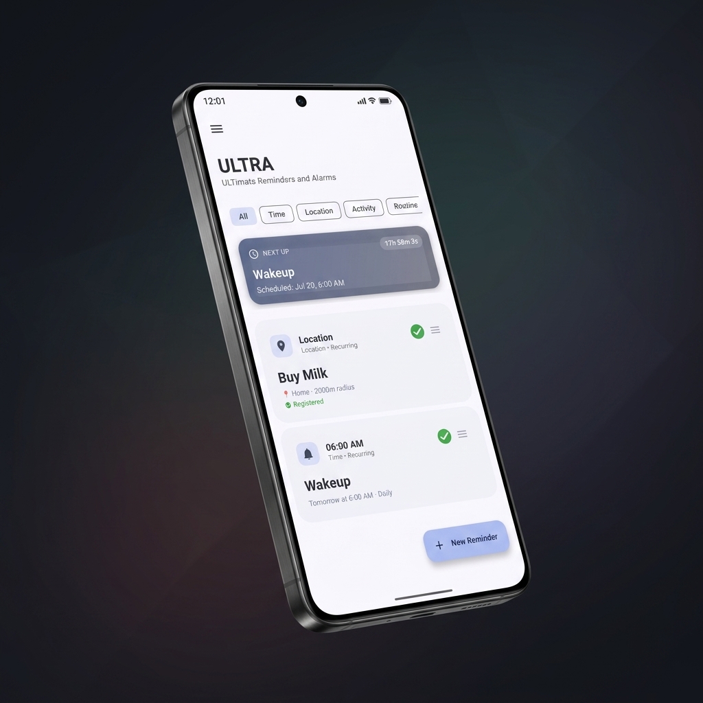 ULTRA app interface